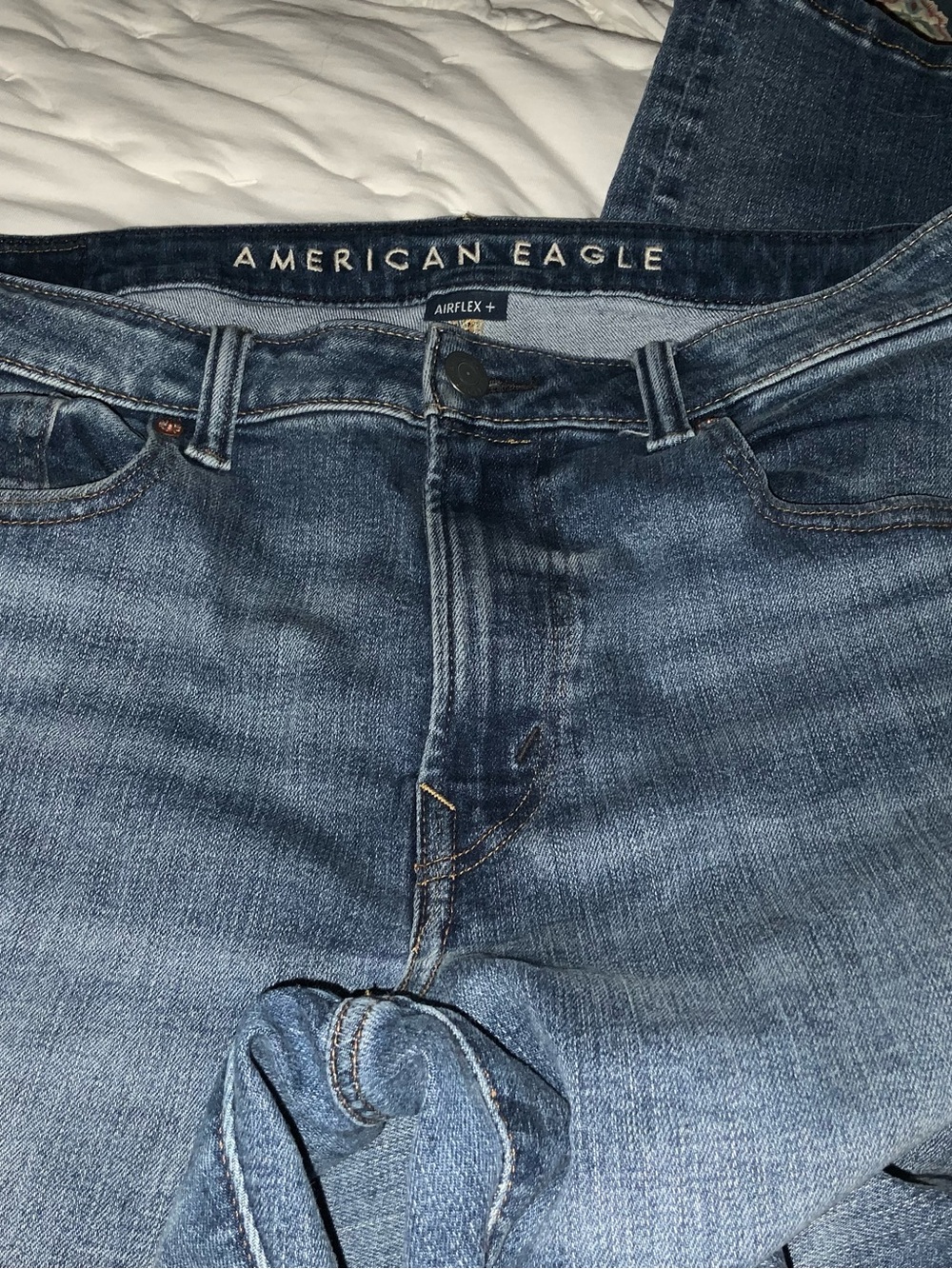 American Eagle Outfitters Men’s Original Straight Blue Jeans - AirFlex
